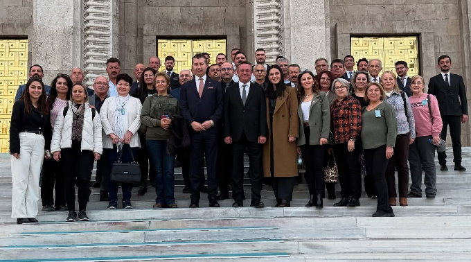 BAŞKAN BARIŞ AYTEN VE CHP BURDUR ÖRGÜTÜ ANKARA’DA
